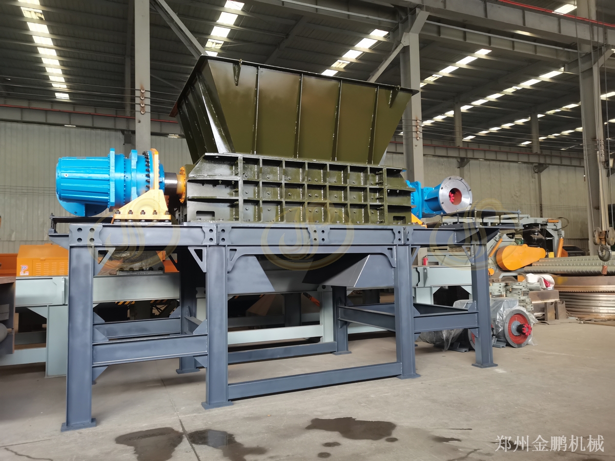 郑州金鹏废纸撕碎机用于混合废纸破袋与分选前处理