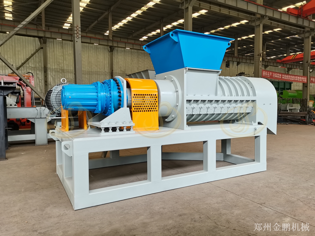 郑州金鹏废纸管撕碎机用于纸管车间回收